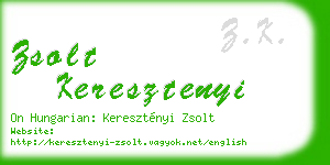 zsolt keresztenyi business card